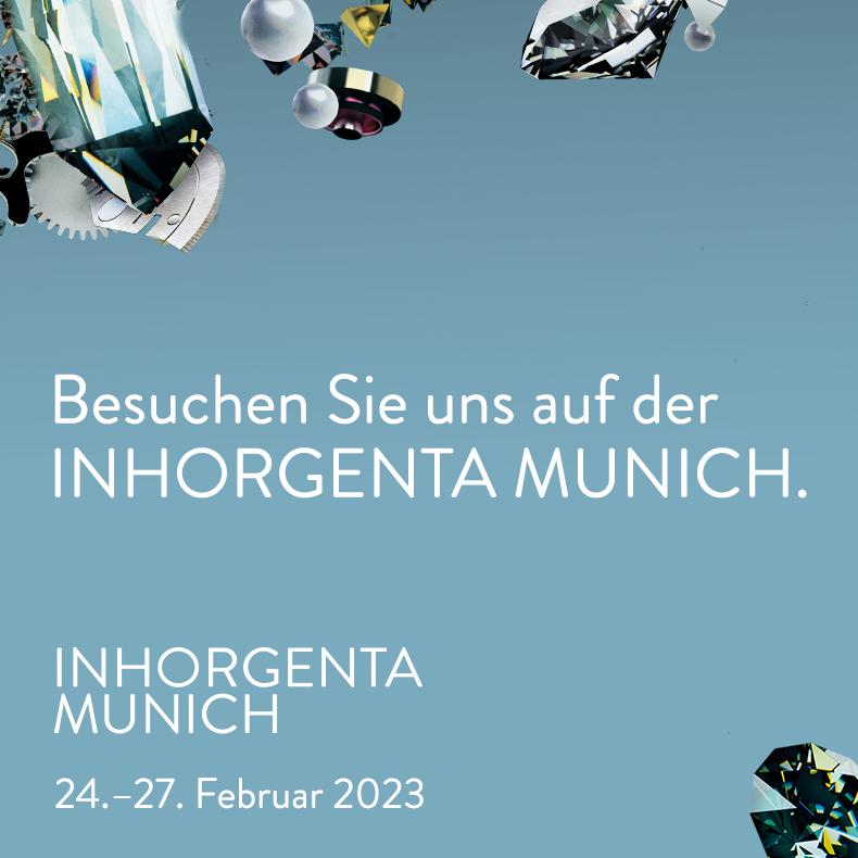 Wir sind vor Ort für Sie: Inhorgenta München 2023