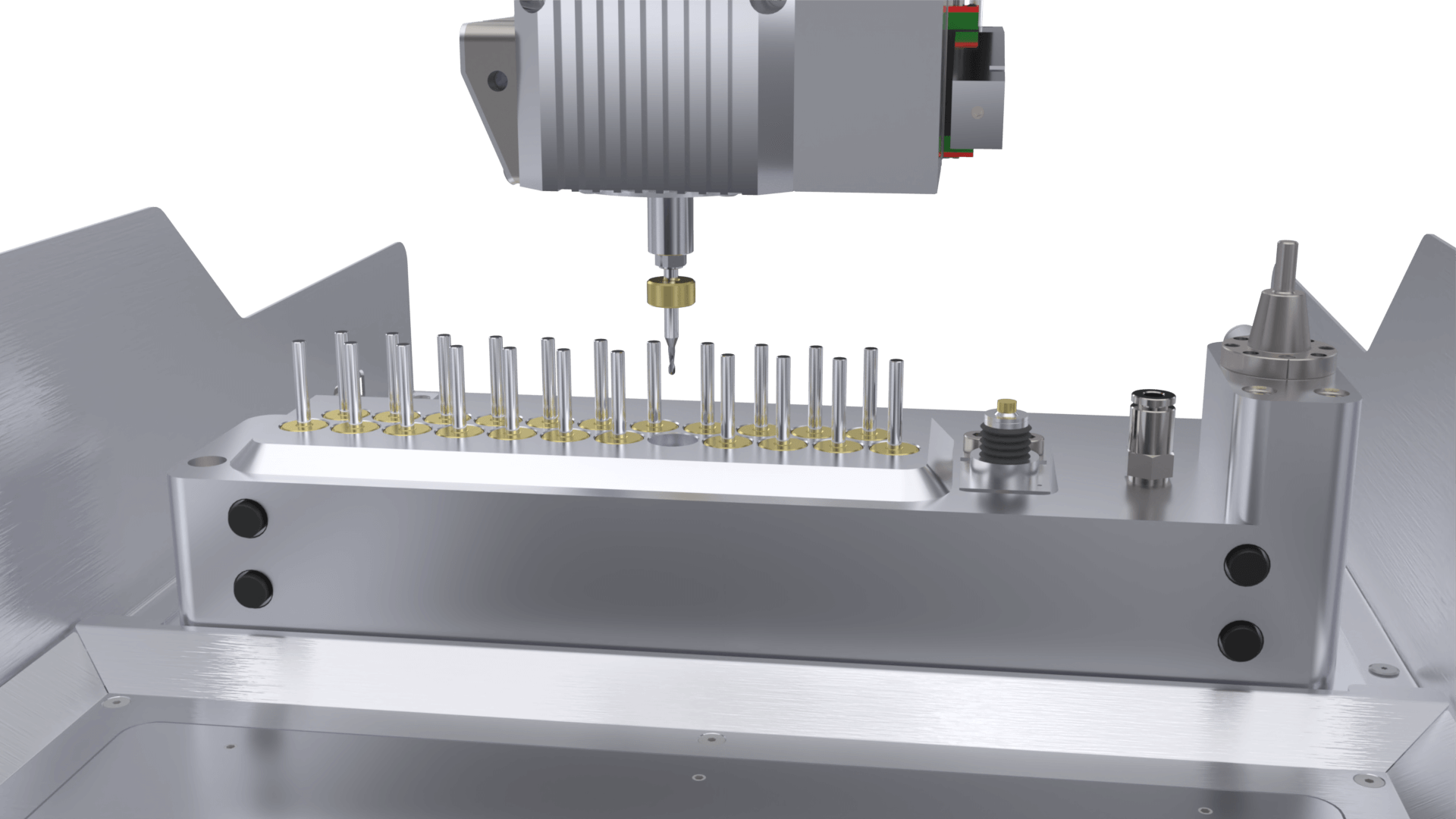 Automatic tool changer of the CNC milling machine | Changing tools without manual intervention with the milling machine